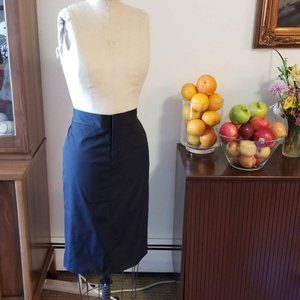 GUCCI Black Silk/Nylon/Spandex Pencil Skirt